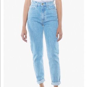 American Apparel High-Waist Jean